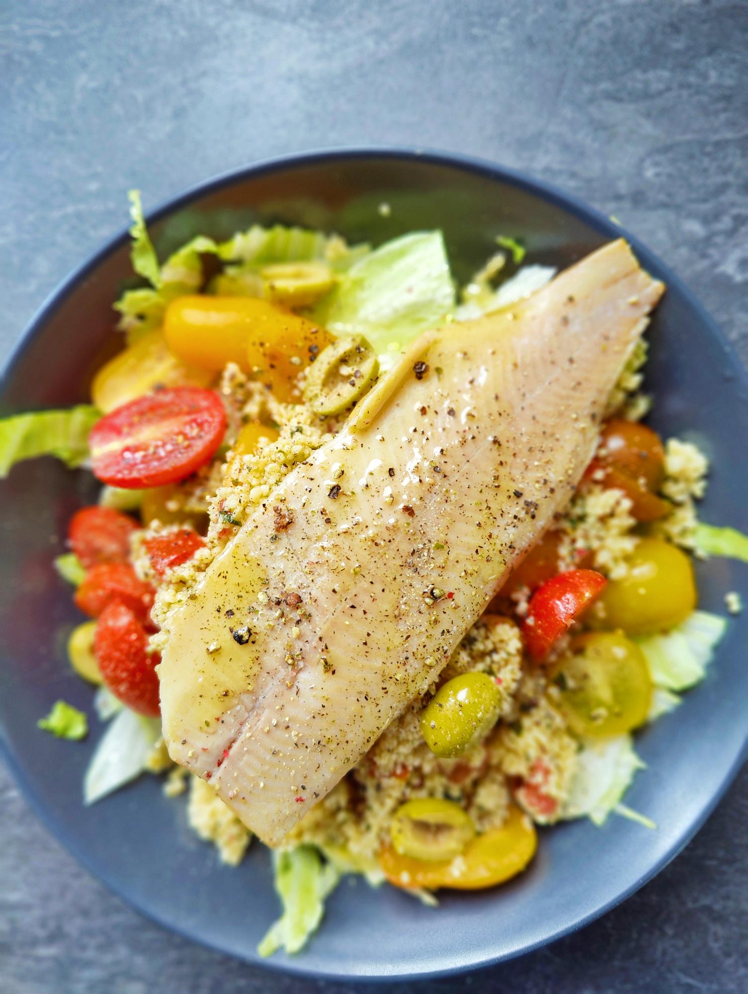 Hapklaaradvies - Taboulé salade met gerookte forel 