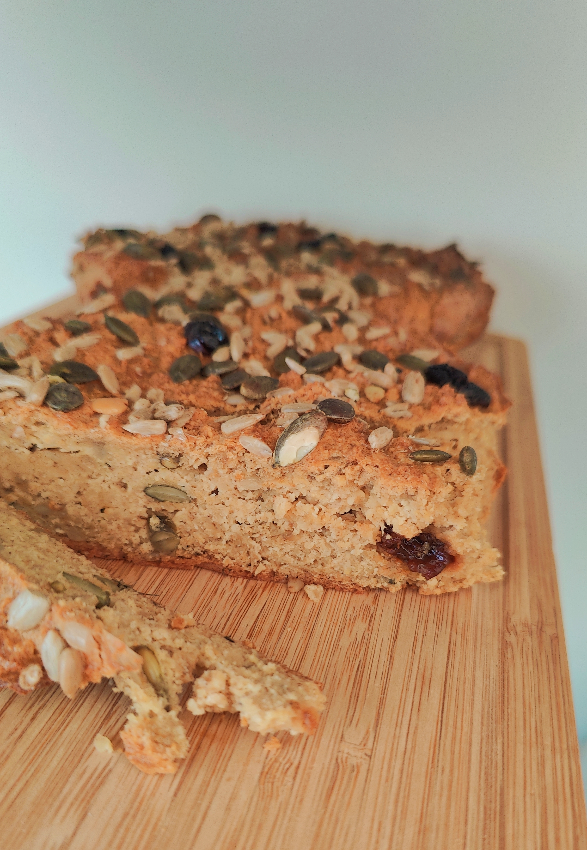 Amandel-haverbroodje met pitten