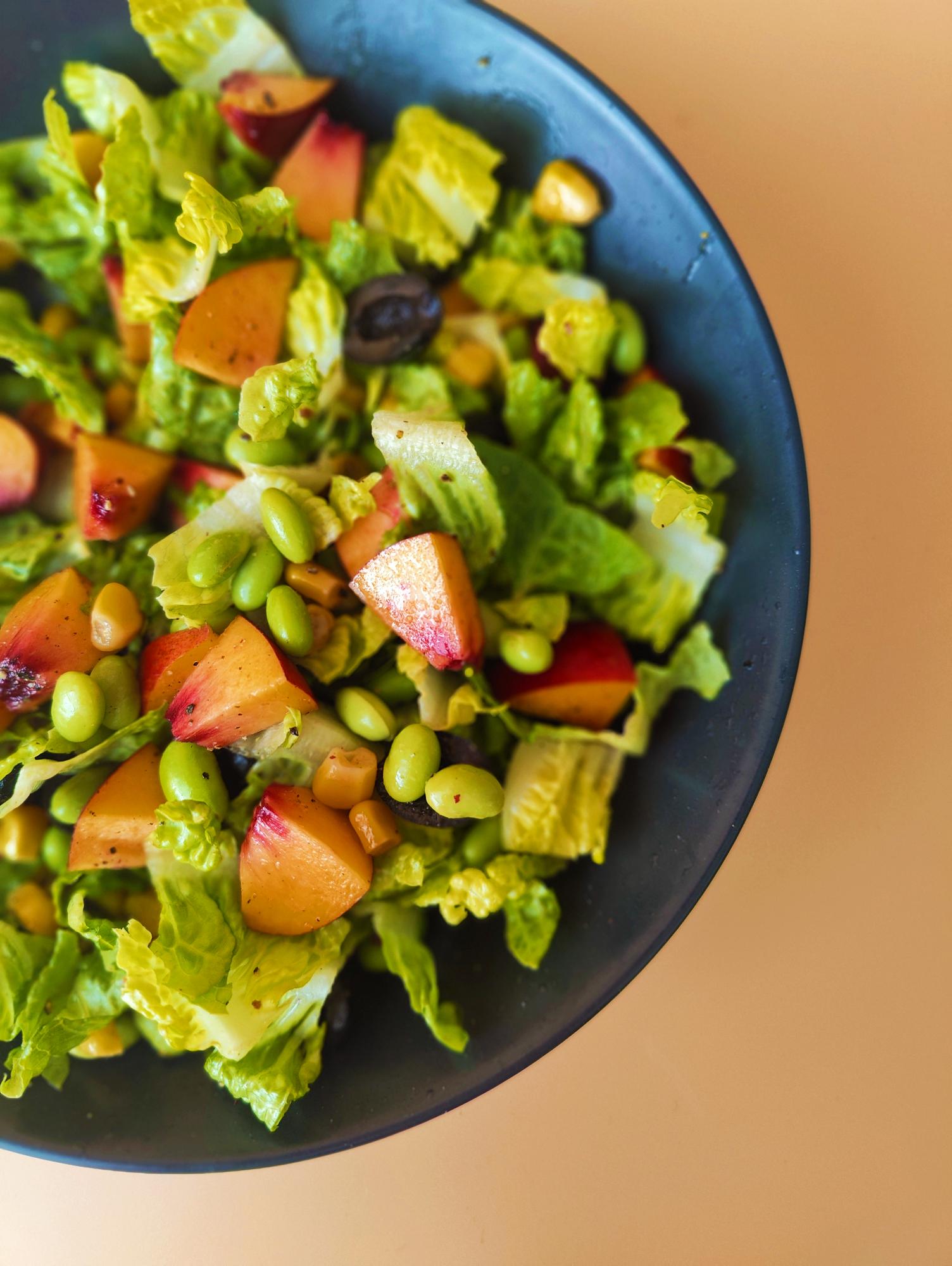 Hapklaaradvies - Zomersalade met nectarine